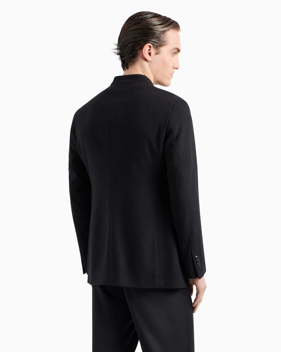 The World Of Armani GIACCA LINEA UPTON MONOPETTO IN LANA VERGINE