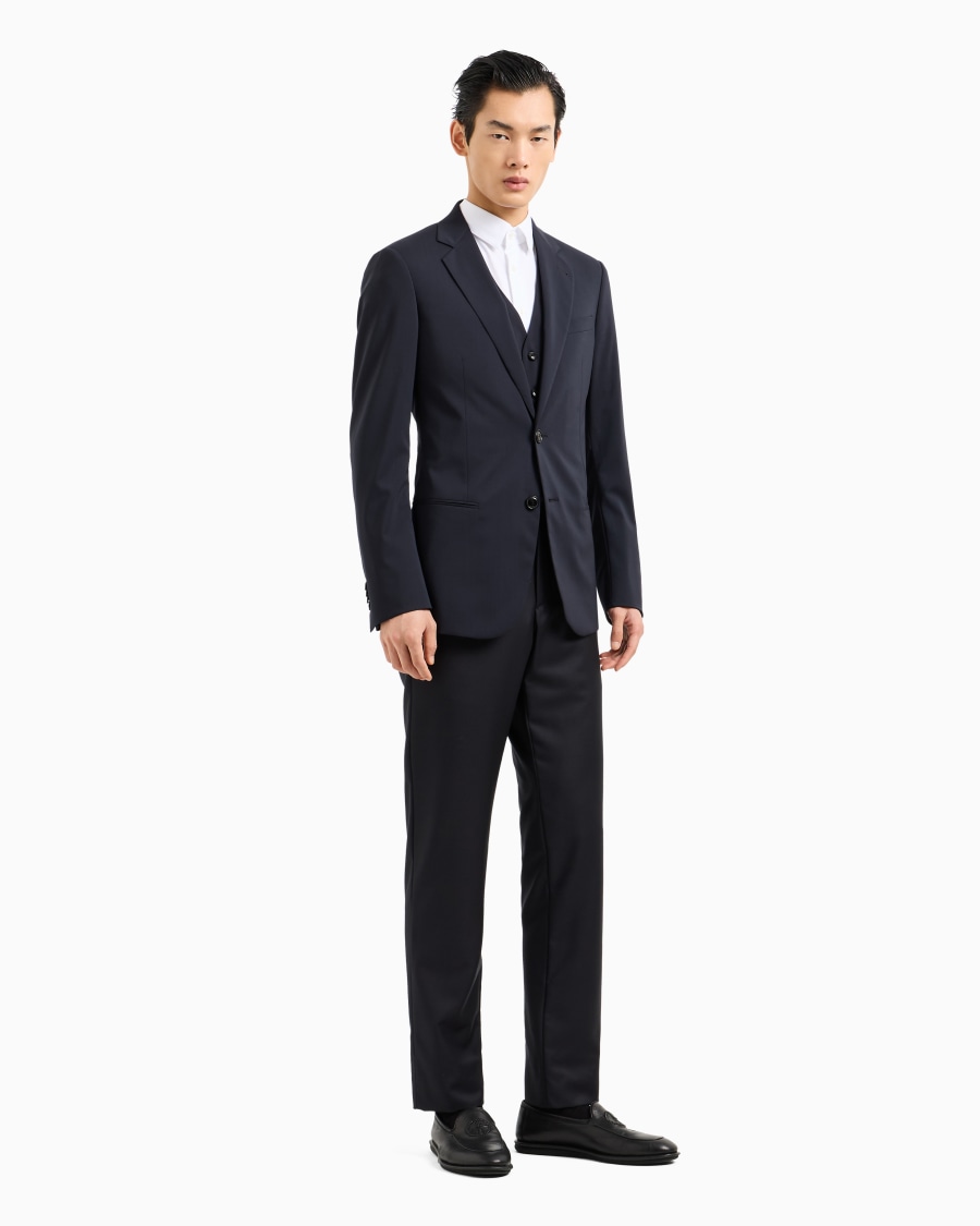 The World Of Armani GIACCA MONOPETTO SOHO IN LANA VERGINE