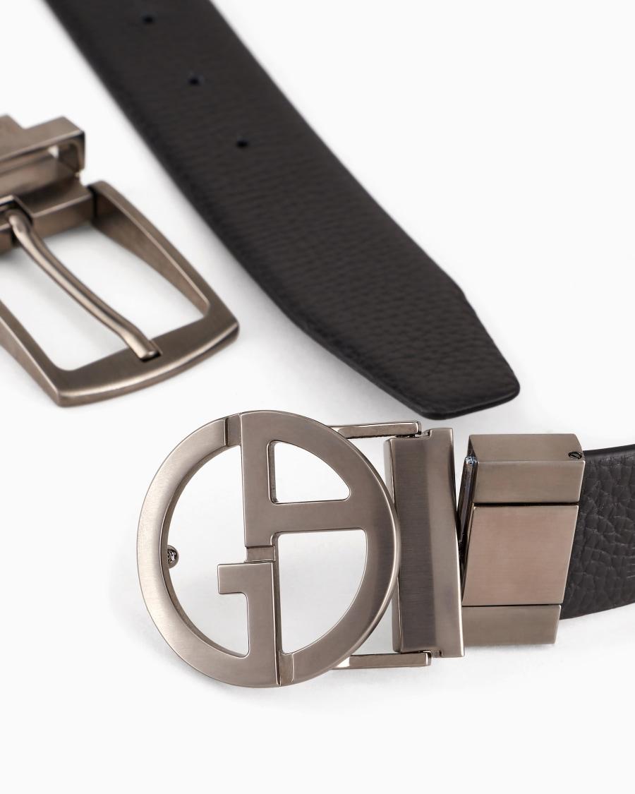 The World Of Armani GIFT BOX CON CINTURA REVERSIBILE E DUE FIBBIE