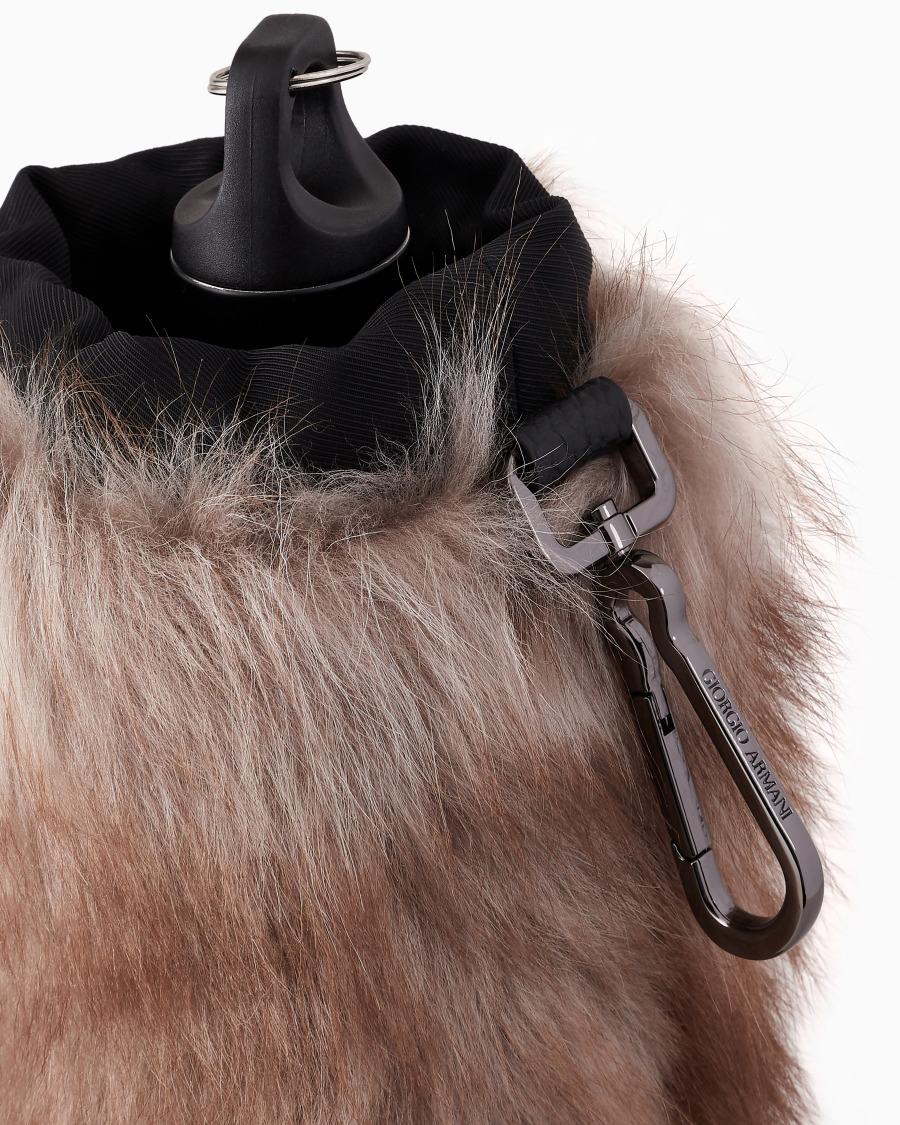 The World Of Armani GIORGIO ARMANI NEVE BORRACCIA CON PORTA BORRACCIA IN MONTONE