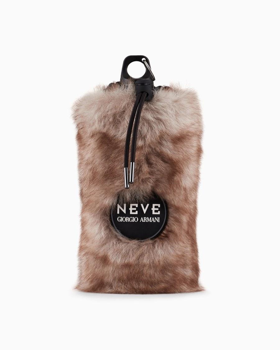 The world of armani GIORGIO ARMANI NEVE BORRACCIA CON PORTA BORRACCIA IN MONTONE