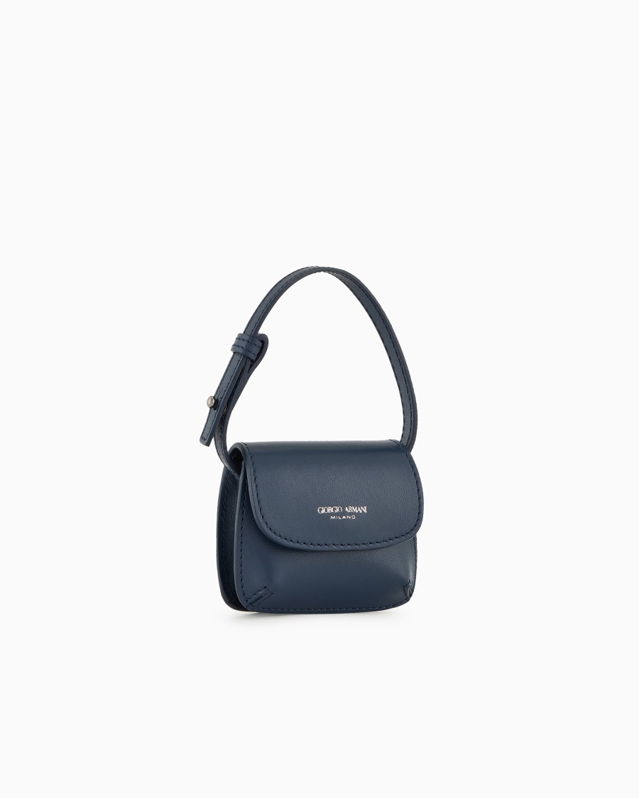 The World Of Armani GIORGIO ARMANI NEVE BORSA CHARM MICRO LA PRIMA IN PELLE