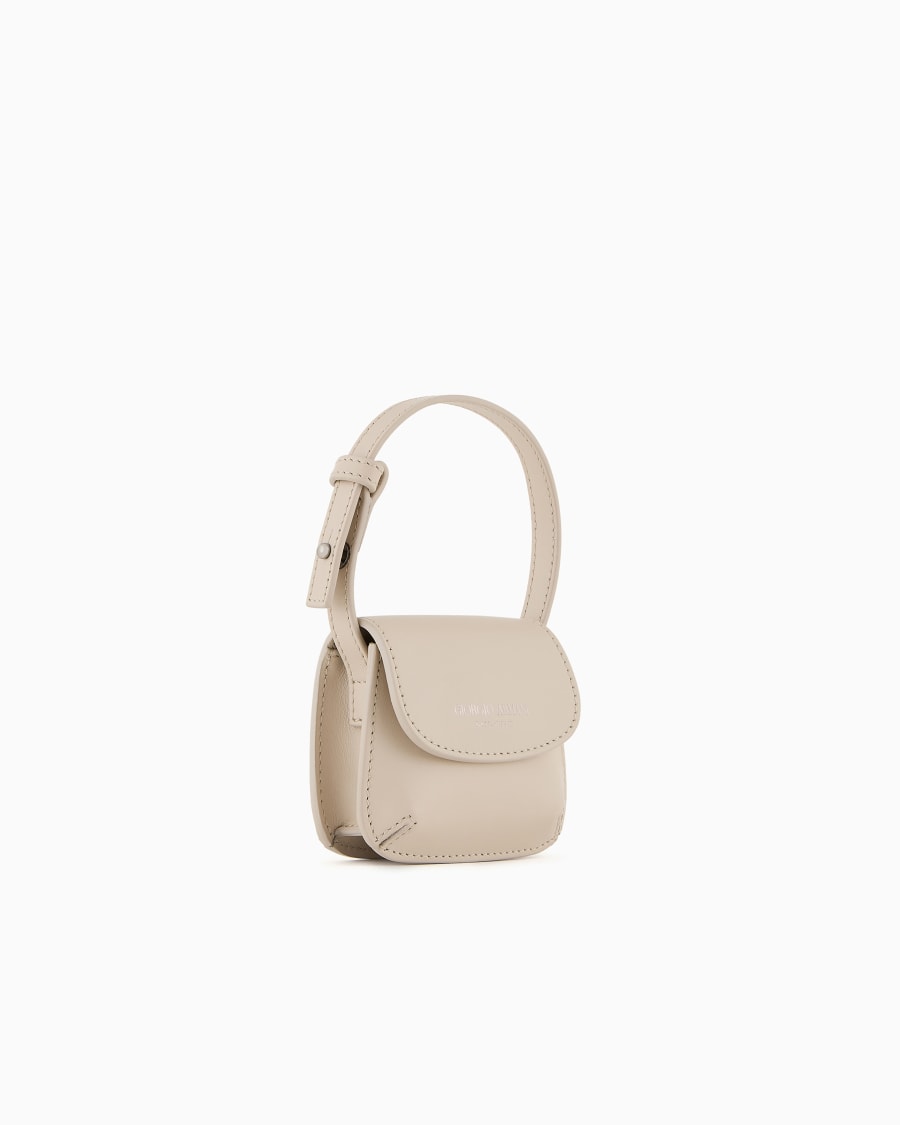 The World Of Armani GIORGIO ARMANI NEVE BORSA CHARM MICRO LA PRIMA IN PELLE