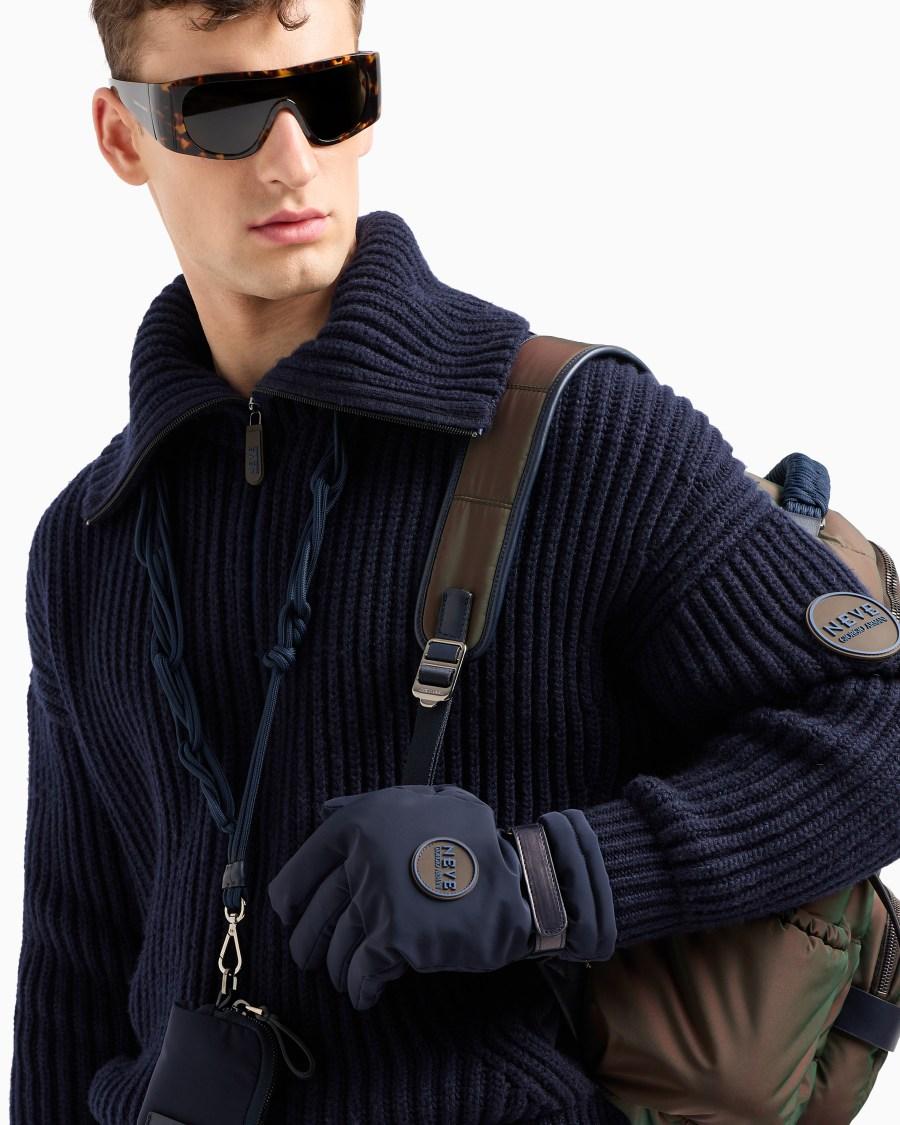 The World Of Armani GIORGIO ARMANI NEVE GUANTI IN TESSUTO TECNICO