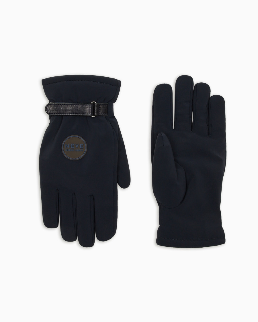 The world of armani GIORGIO ARMANI NEVE GUANTI IN TESSUTO TECNICO