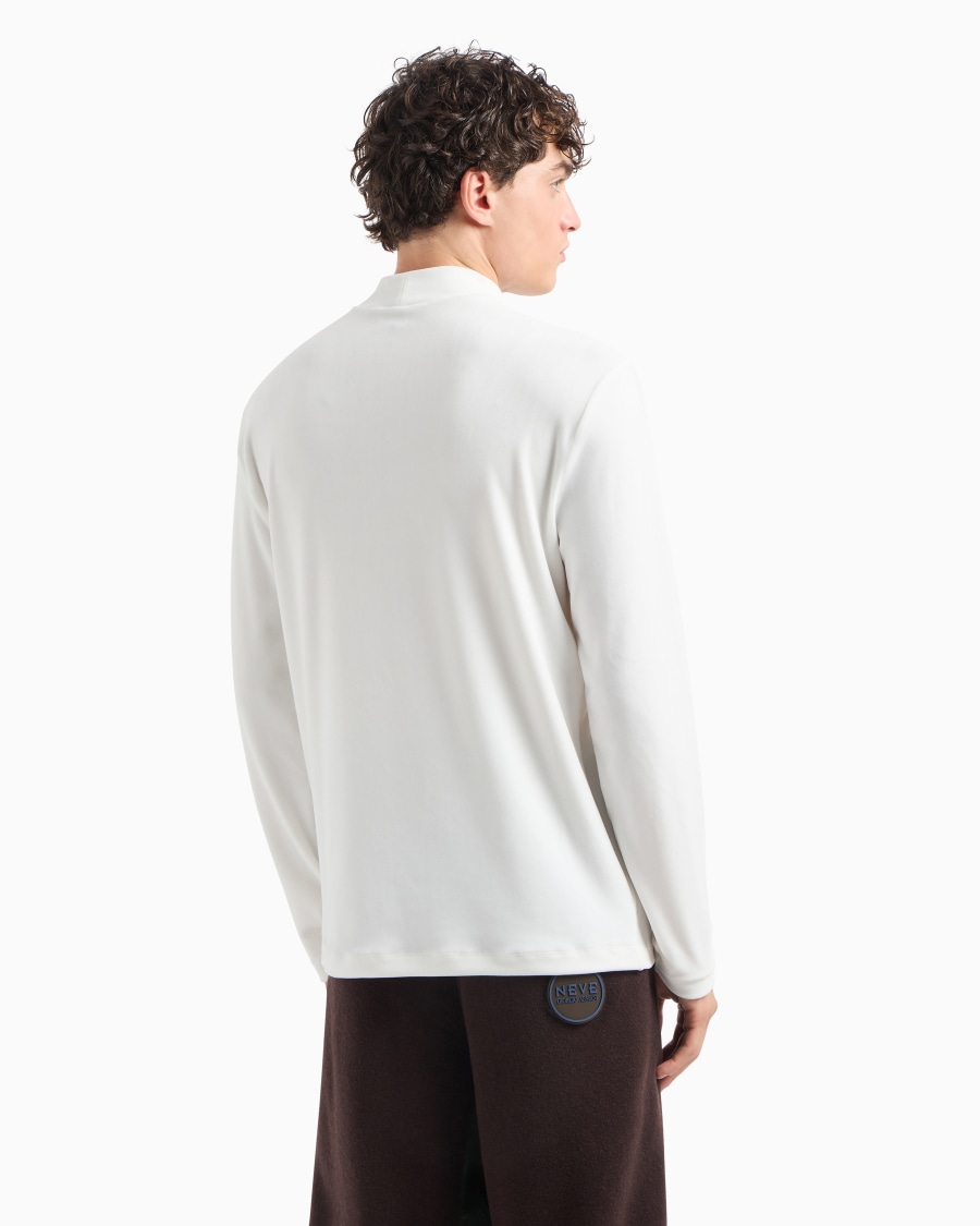 The World Of Armani GIORGIO ARMANI NEVE MAGLIA A LUPETTO IN CINIGLIA