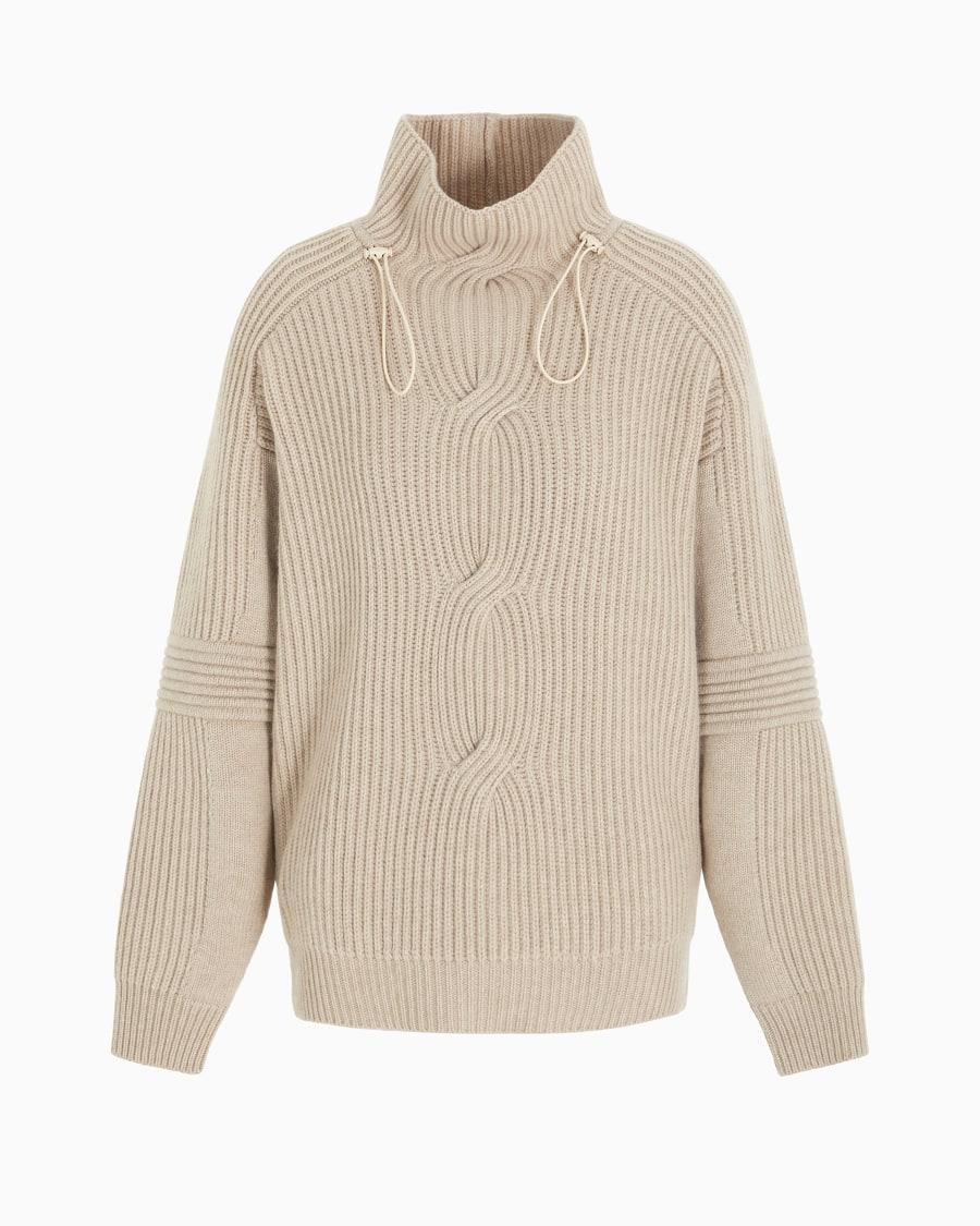 The world of armani GIORGIO ARMANI NEVE MAGLIA COLLO ALTO IN CASHMERE A COSTE