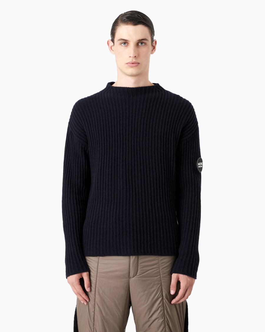 The World Of Armani GIORGIO ARMANI NEVE MAGLIA IN LANA E CASHMERE