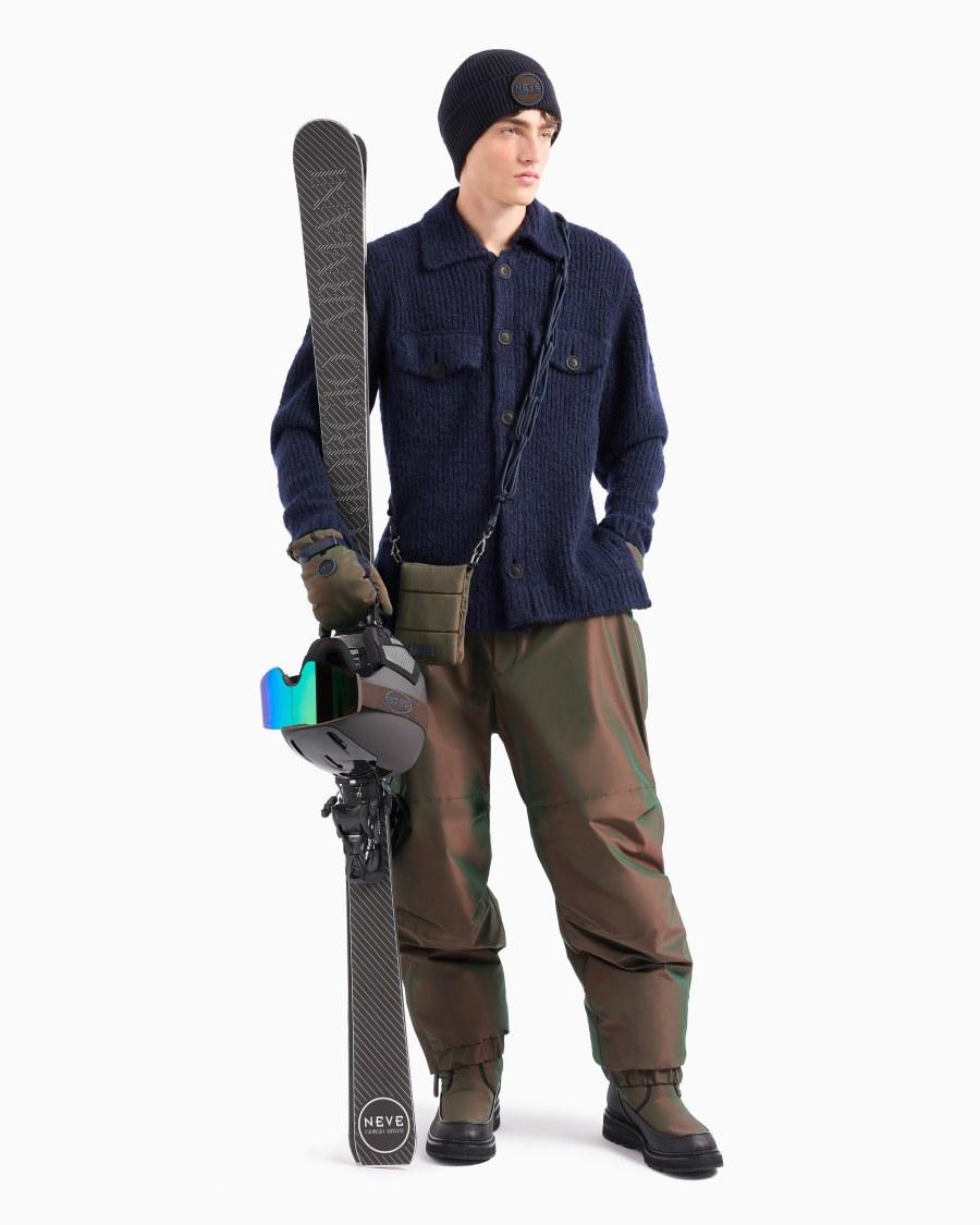 The World Of Armani GIORGIO ARMANI NEVE PANTALONI DA SCI IN TESSUTO CANGIANTE