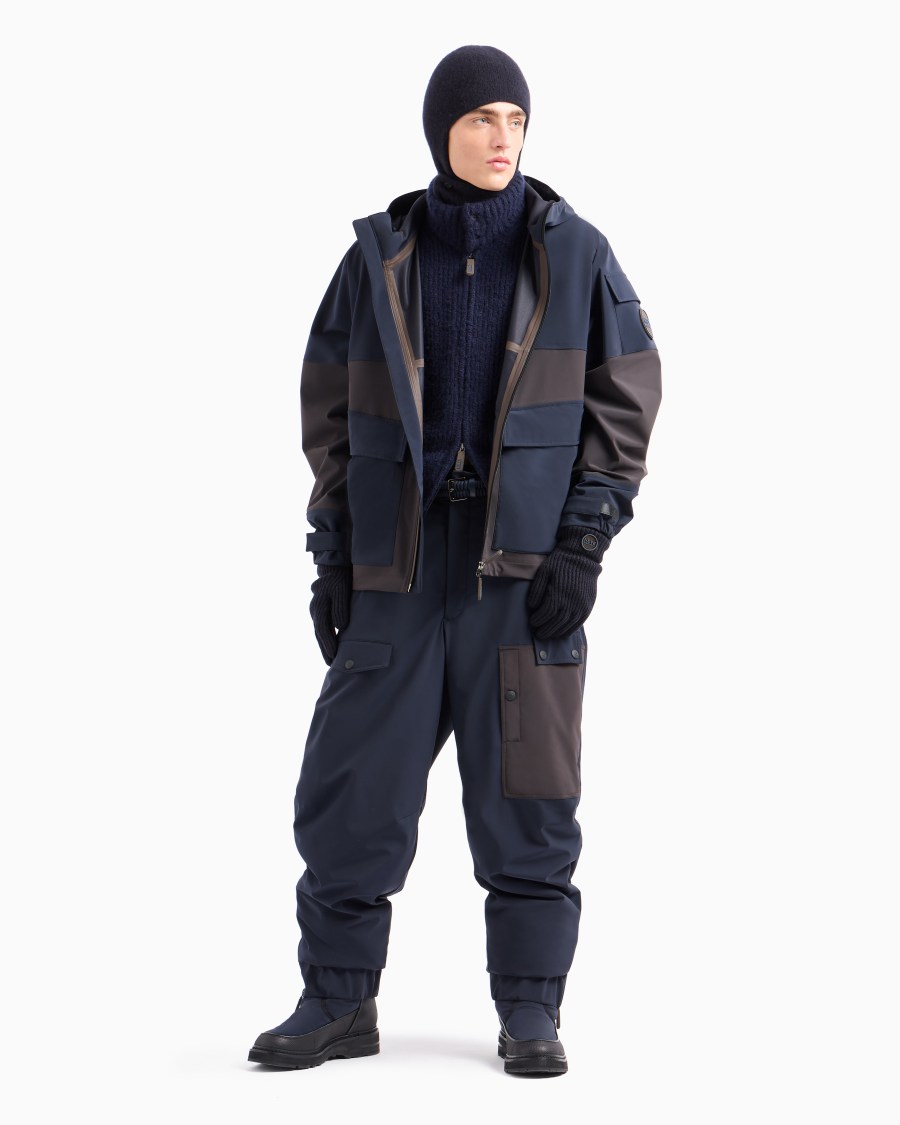 The World Of Armani GIORGIO ARMANI NEVE PANTALONI DA SCI IN TESSUTO WATERPROOF