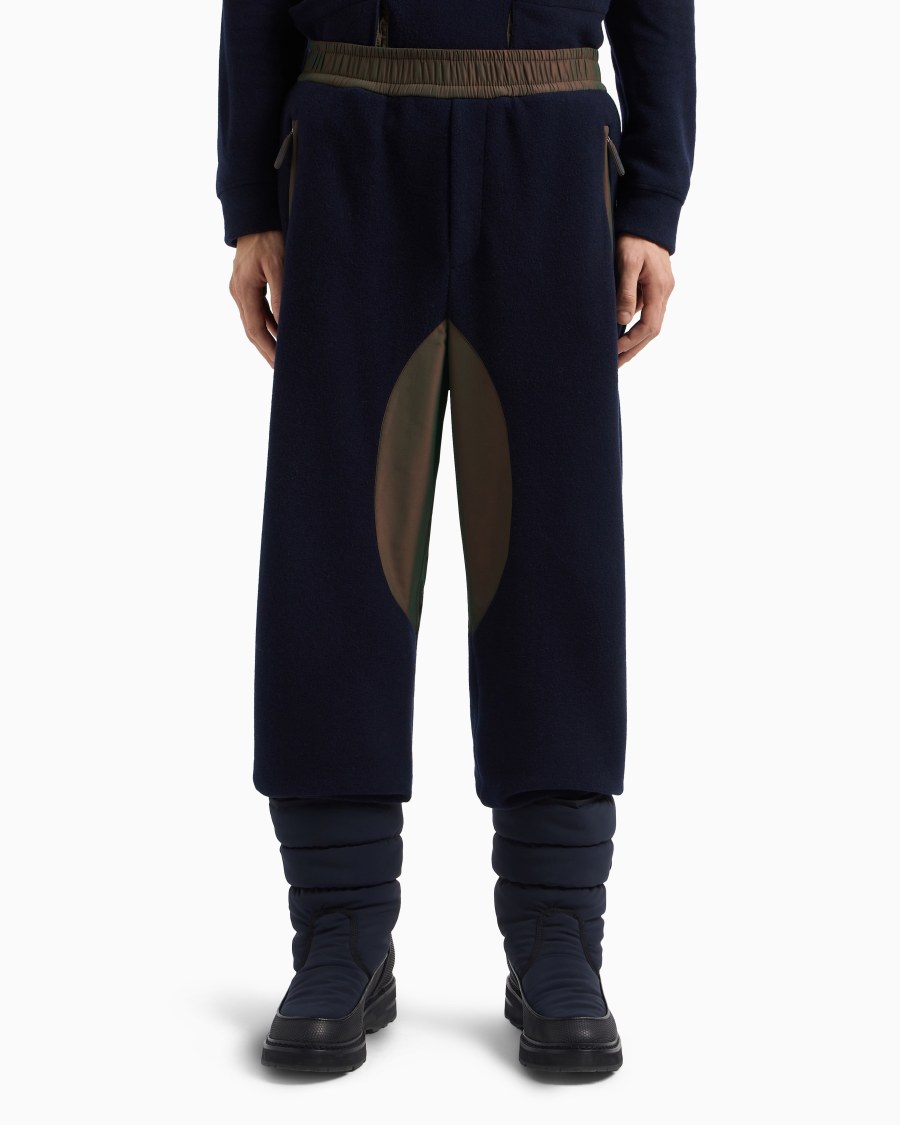 The World Of Armani GIORGIO ARMANI NEVE PANTALONI IN CASHMERE E COTONE