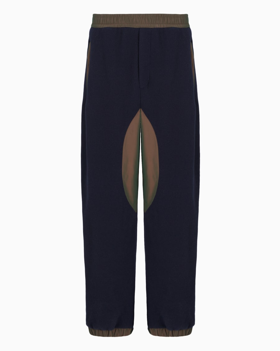 The world of armani GIORGIO ARMANI NEVE PANTALONI IN CASHMERE E COTONE