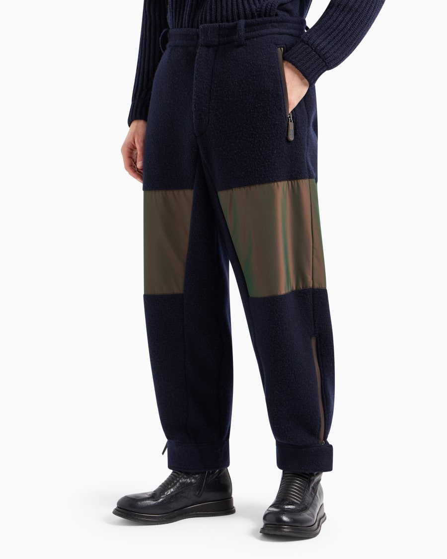 The World Of Armani GIORGIO ARMANI NEVE PANTALONI IN LANA E CASHMERE
