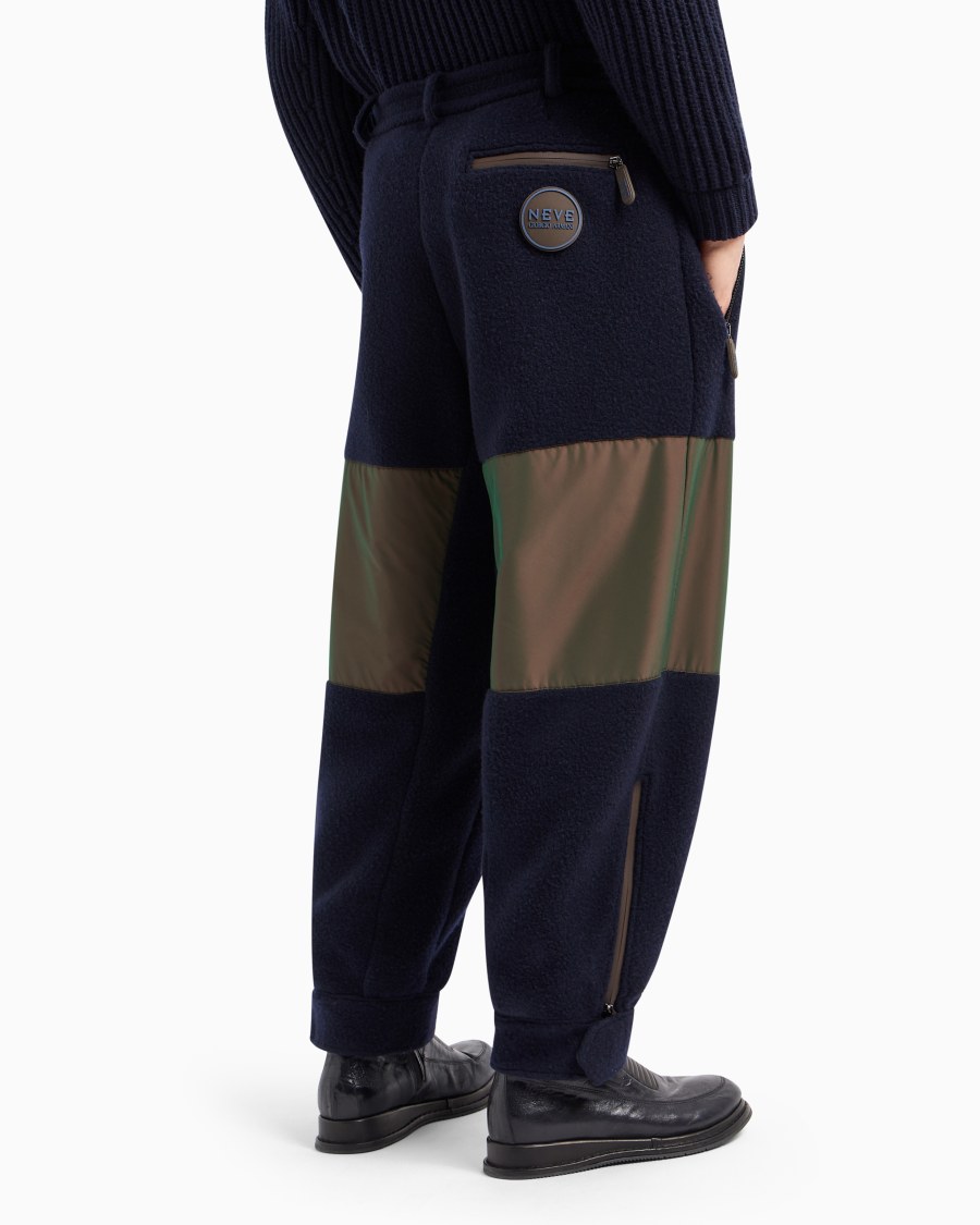 The World Of Armani GIORGIO ARMANI NEVE PANTALONI IN LANA E CASHMERE