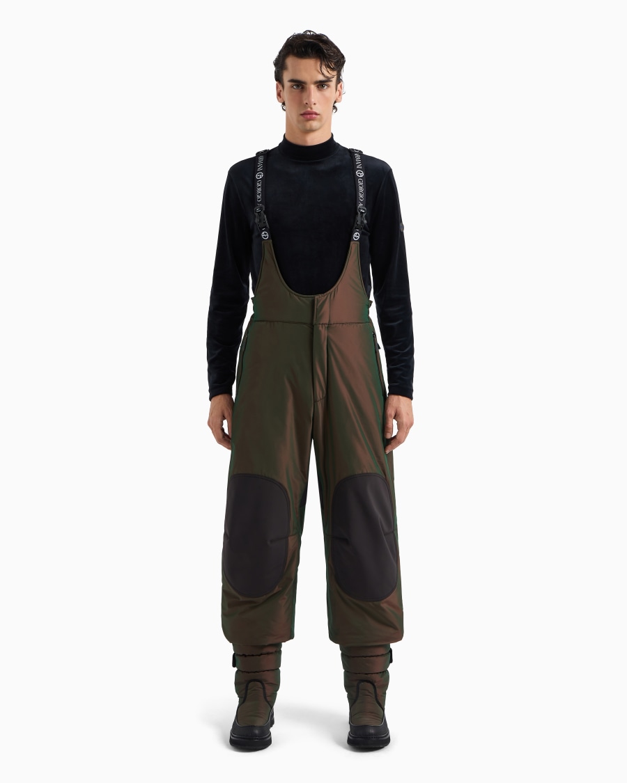 The World Of Armani GIORGIO ARMANI NEVE SALOPETTE DA SCI IN TESSUTO CANGIANTE