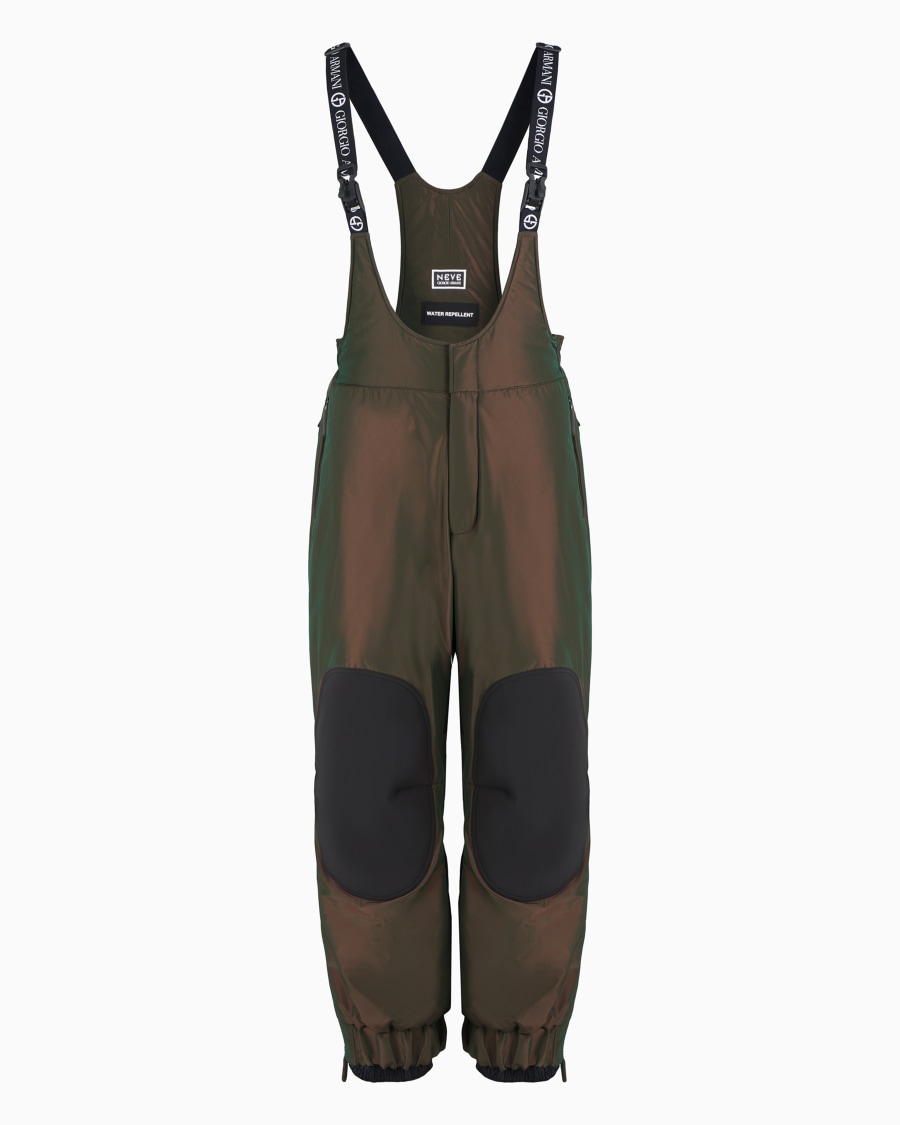 The world of armani GIORGIO ARMANI NEVE SALOPETTE DA SCI IN TESSUTO CANGIANTE