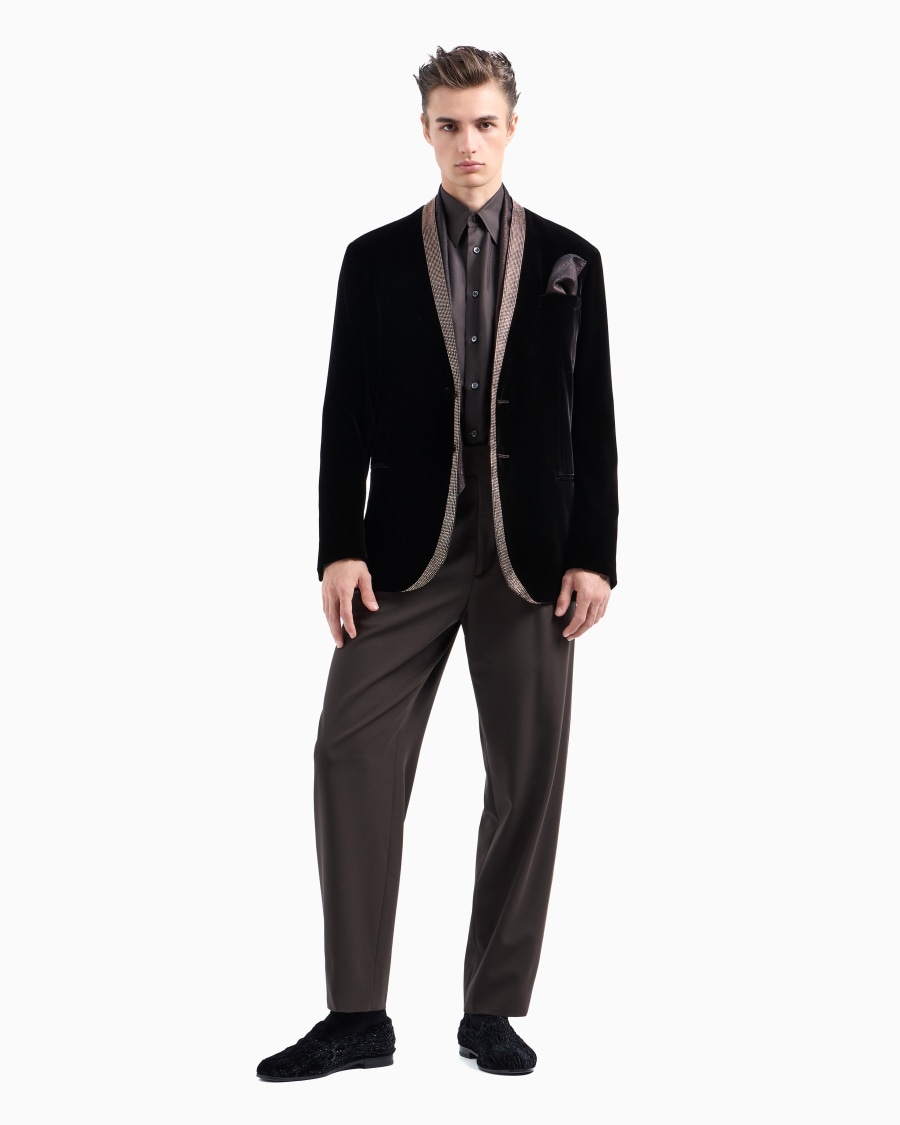 The World Of Armani GIORGIO'S CAMICIA REGULAR FIT IN TWILL DI SETA