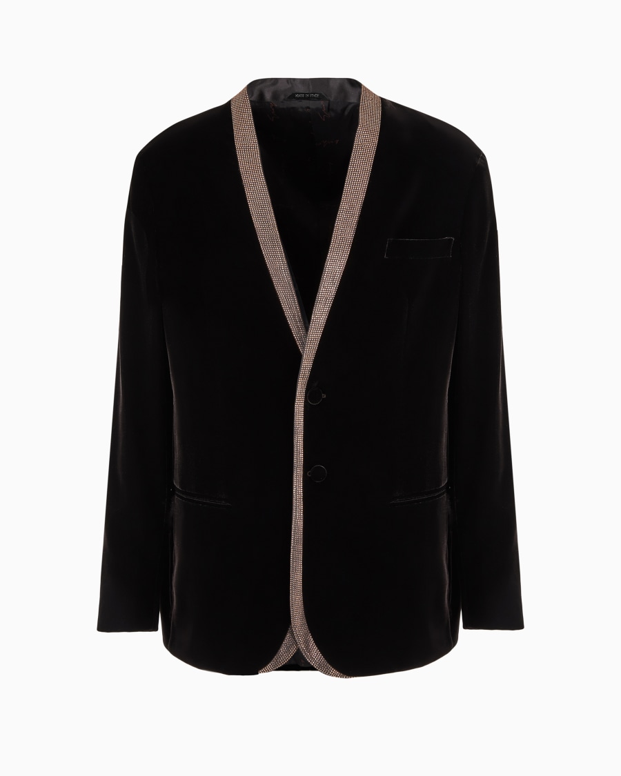 The world of armani GIORGIO'S GIACCA SMOKING MONOPETTO IN VELLUTO