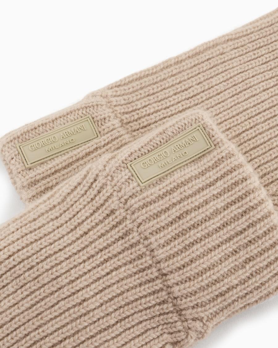 The World Of Armani GUANTI IN MAGLIA DI PURO CASHMERE