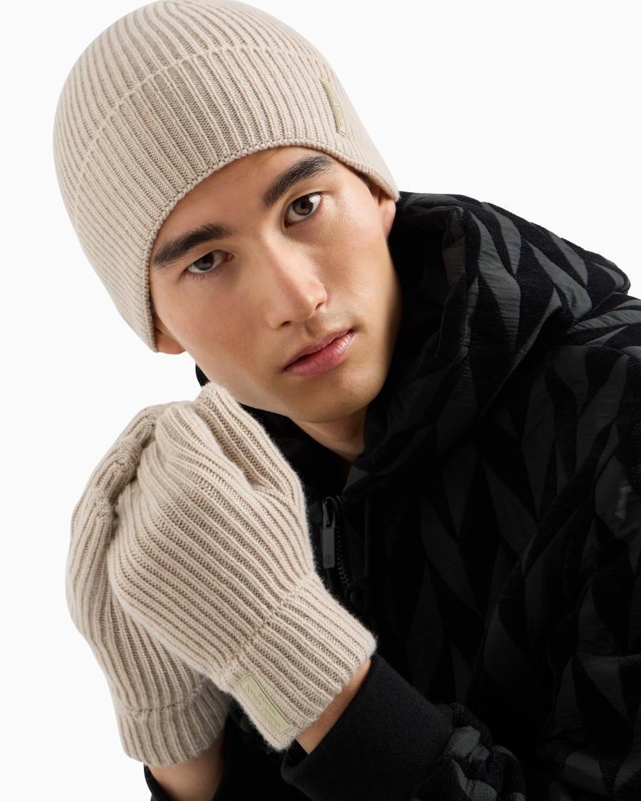 The World Of Armani GUANTI IN MAGLIA DI PURO CASHMERE