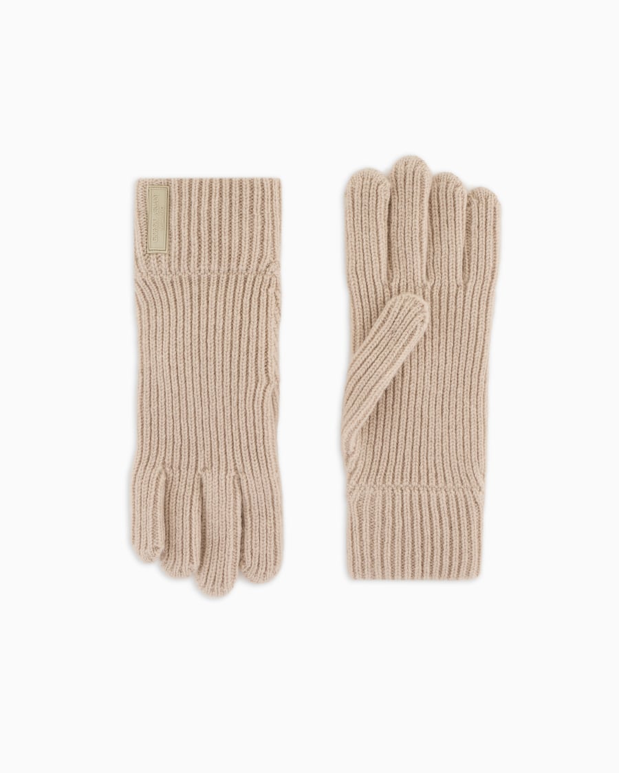 The world of armani GUANTI IN MAGLIA DI PURO CASHMERE