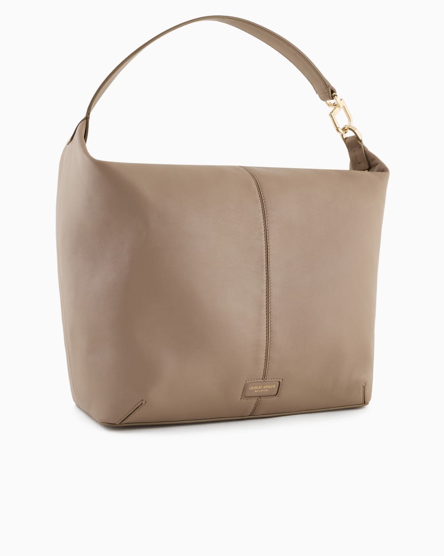 The World Of Armani HOBO BAG GRANDE LA PRIMA SOFT IN NAPPA ASV