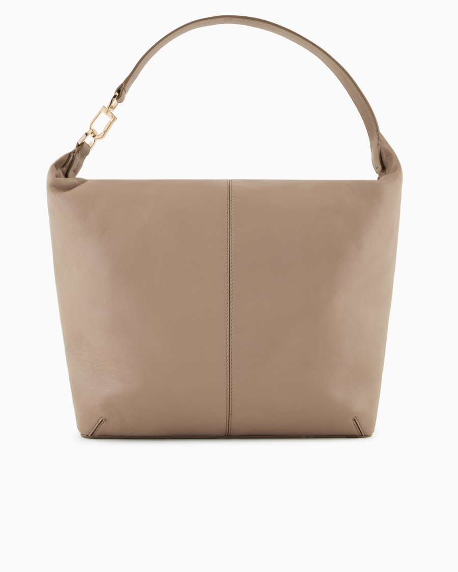 The World Of Armani HOBO BAG GRANDE LA PRIMA SOFT IN NAPPA ASV