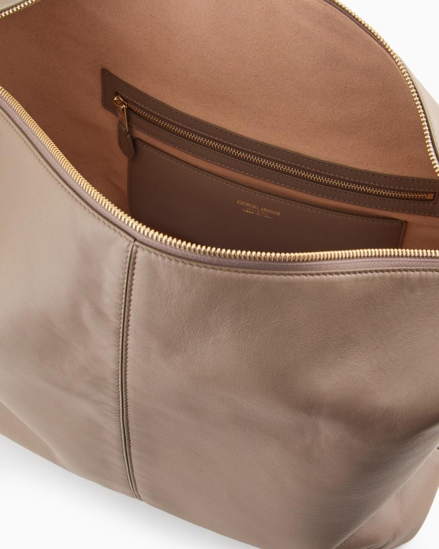 The World Of Armani HOBO BAG GRANDE LA PRIMA SOFT IN NAPPA ASV