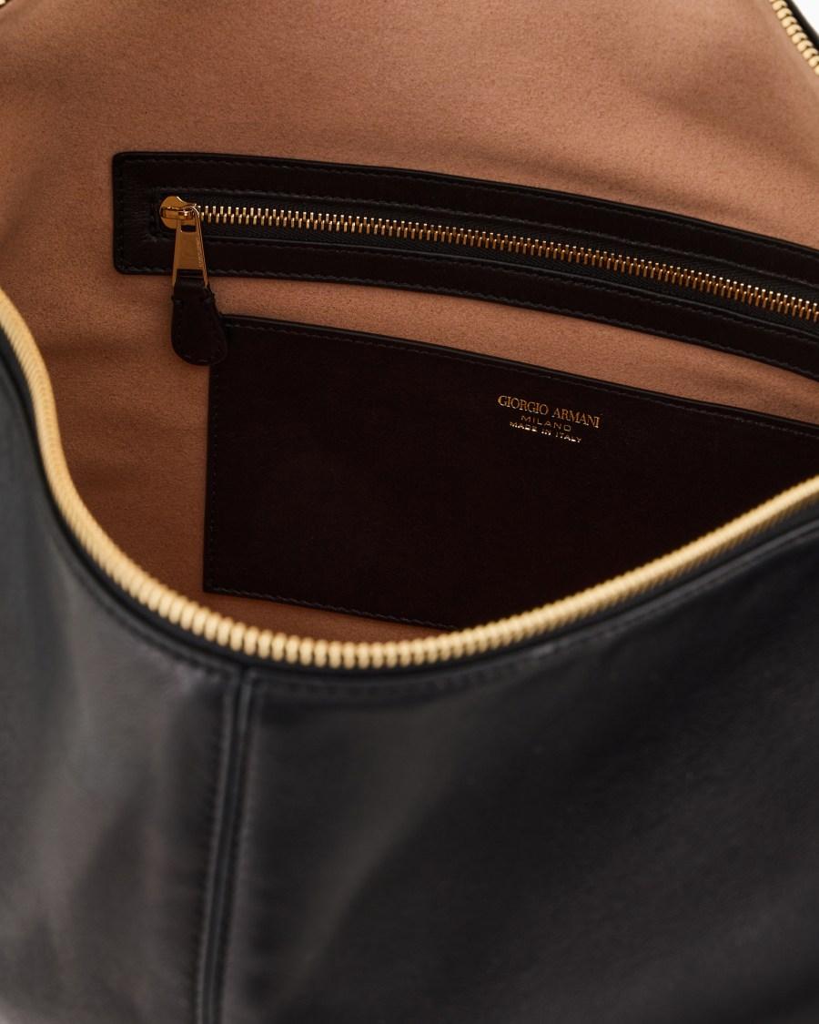 The World Of Armani HOBO BAG GRANDE LA PRIMA SOFT IN NAPPA ASV