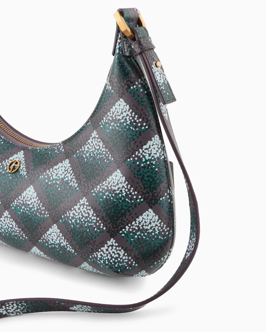 The World Of Armani HOBO BAG MEDIA LA PRIMA IN NAPPA STAMPATA