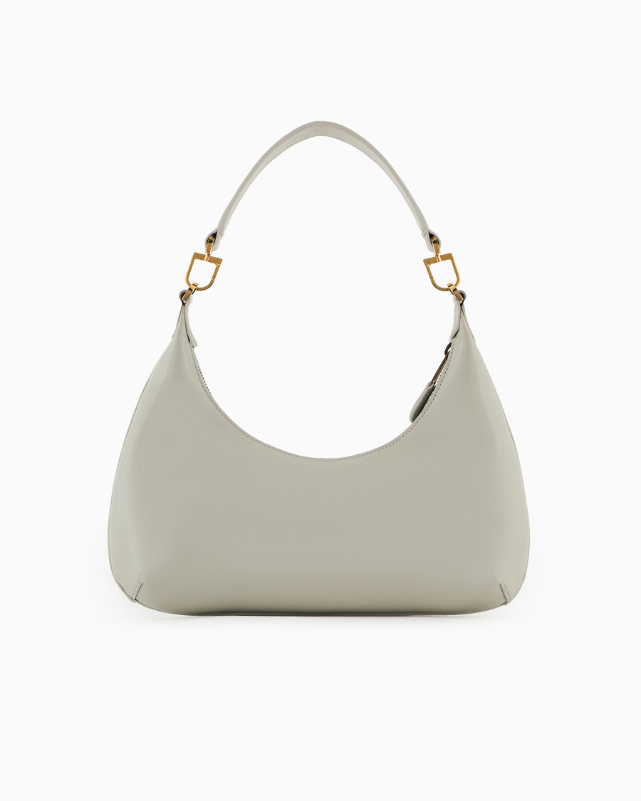 The World Of Armani HOBO BAG MEDIA LA PRIMA IN NAPPA VERNICIATA