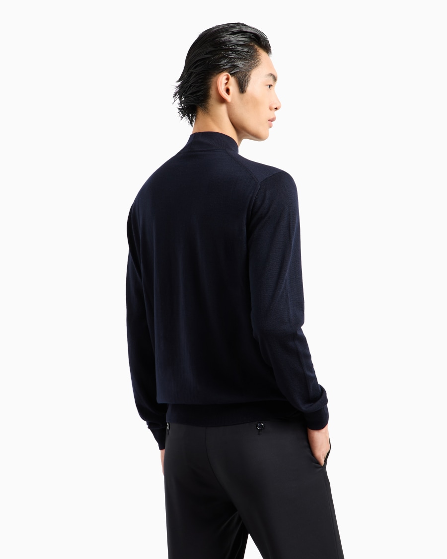 The World Of Armani MAGLIA A COLLO ALTO IN LANA VERGINE