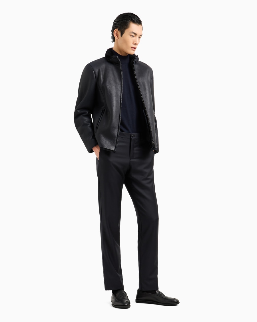 The World Of Armani MAGLIA A COLLO ALTO IN LANA VERGINE