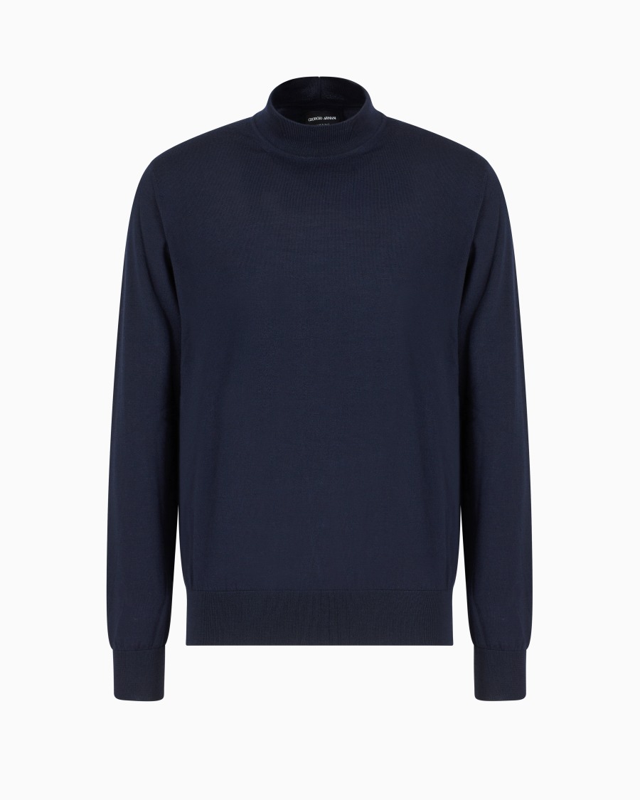 The World Of Armani MAGLIA A COLLO ALTO IN LANA VERGINE