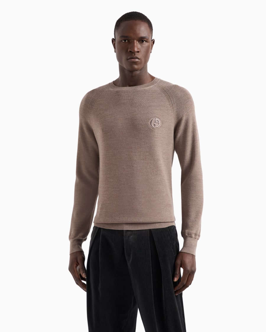 The World Of Armani MAGLIA GIROCOLLO IN LANA VERGINE