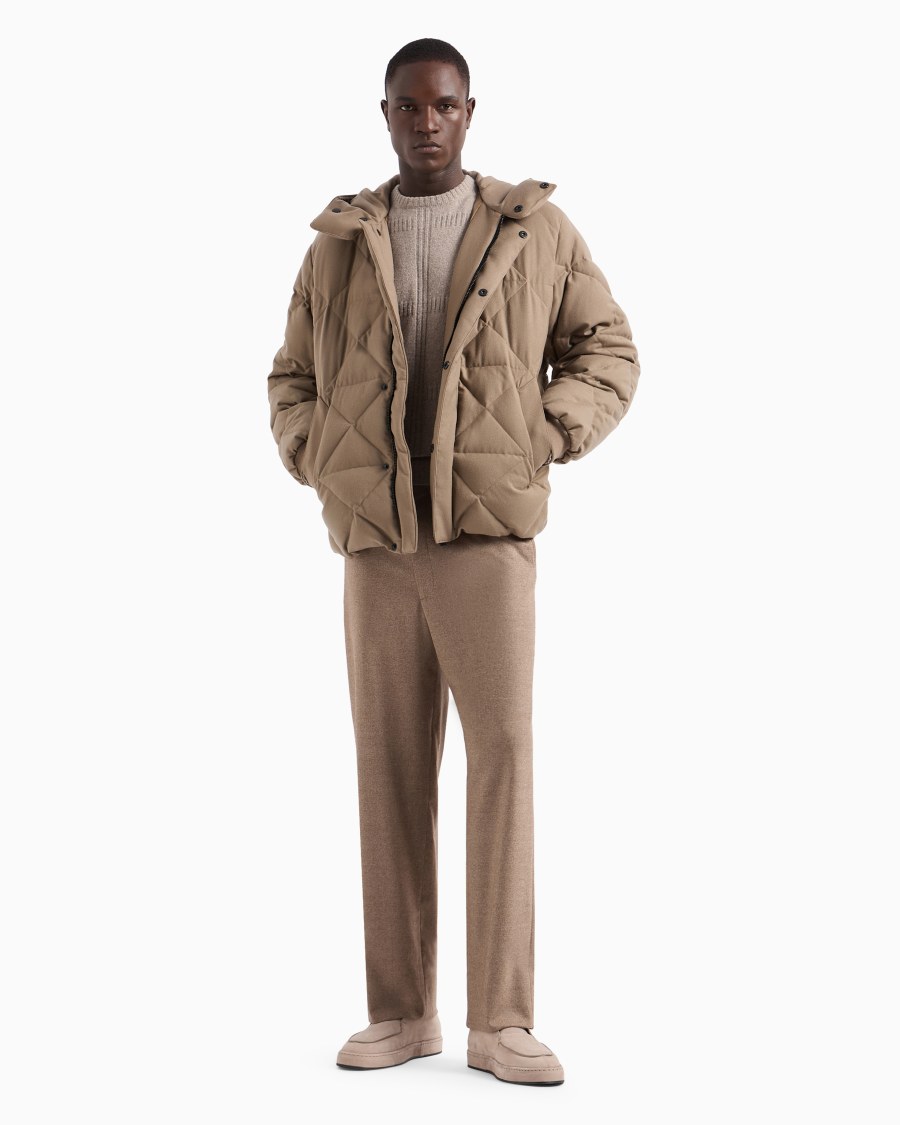 The World Of Armani MAGLIA GIROCOLLO IN LANA VERGINE E CASHMERE