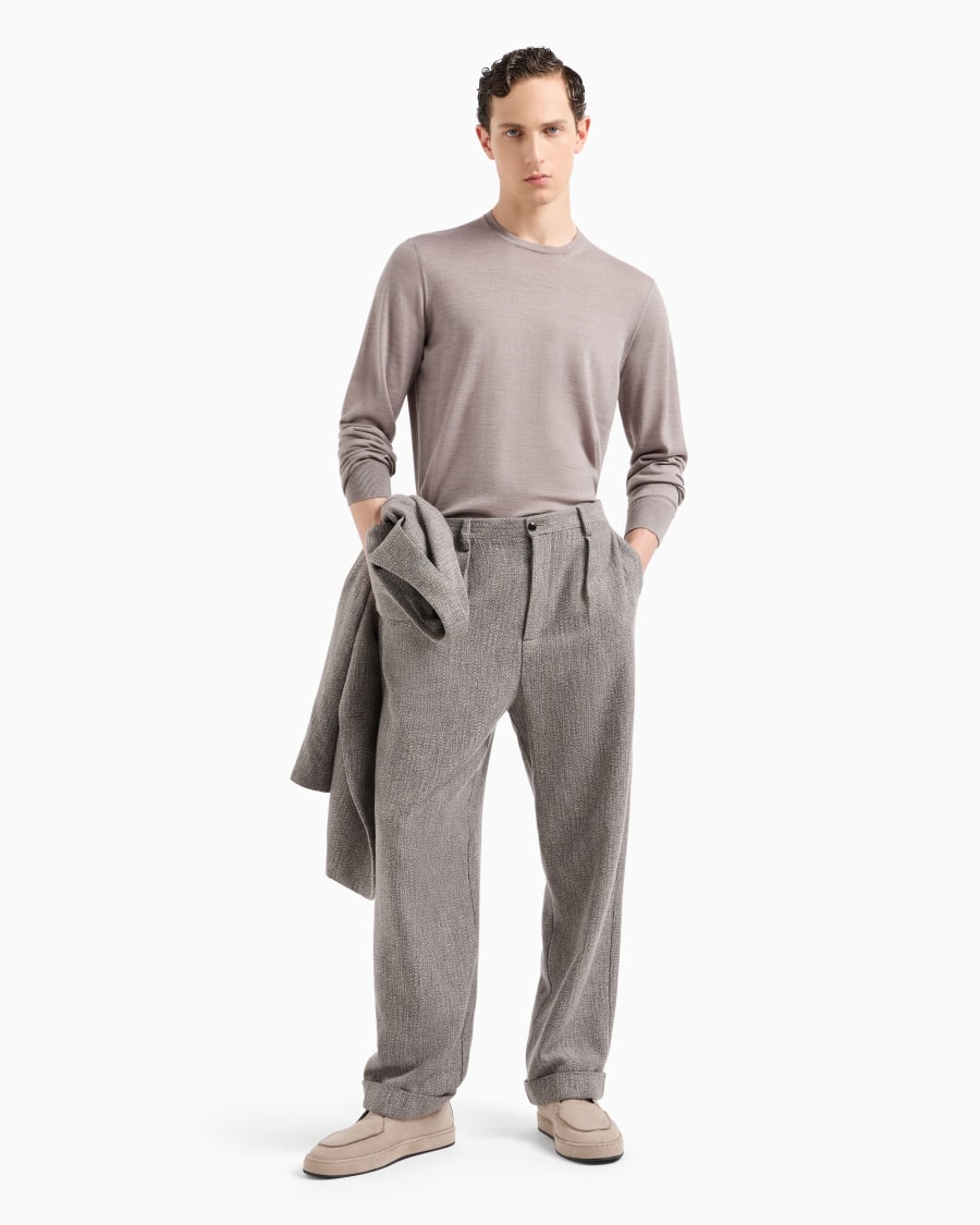 The World Of Armani MAGLIA GIROCOLLO IN LANA VERGINE