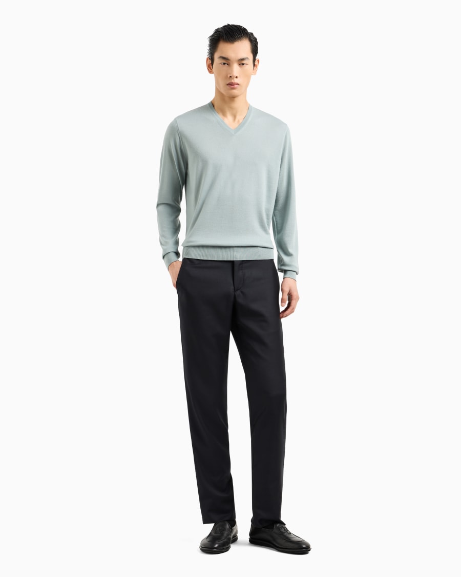 The World Of Armani MAGLIA GIROCOLLO IN PURA LANA VERGINE