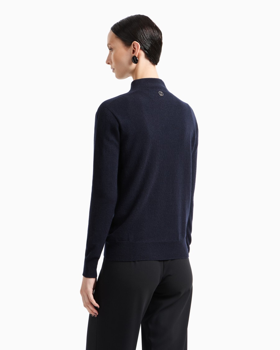 The World Of Armani MAGLIA LUPETTO IN PURO CASHMERE