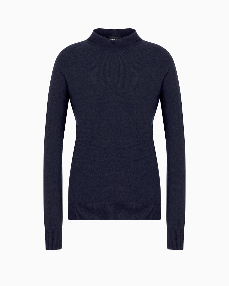 The world of armani MAGLIA LUPETTO IN PURO CASHMERE