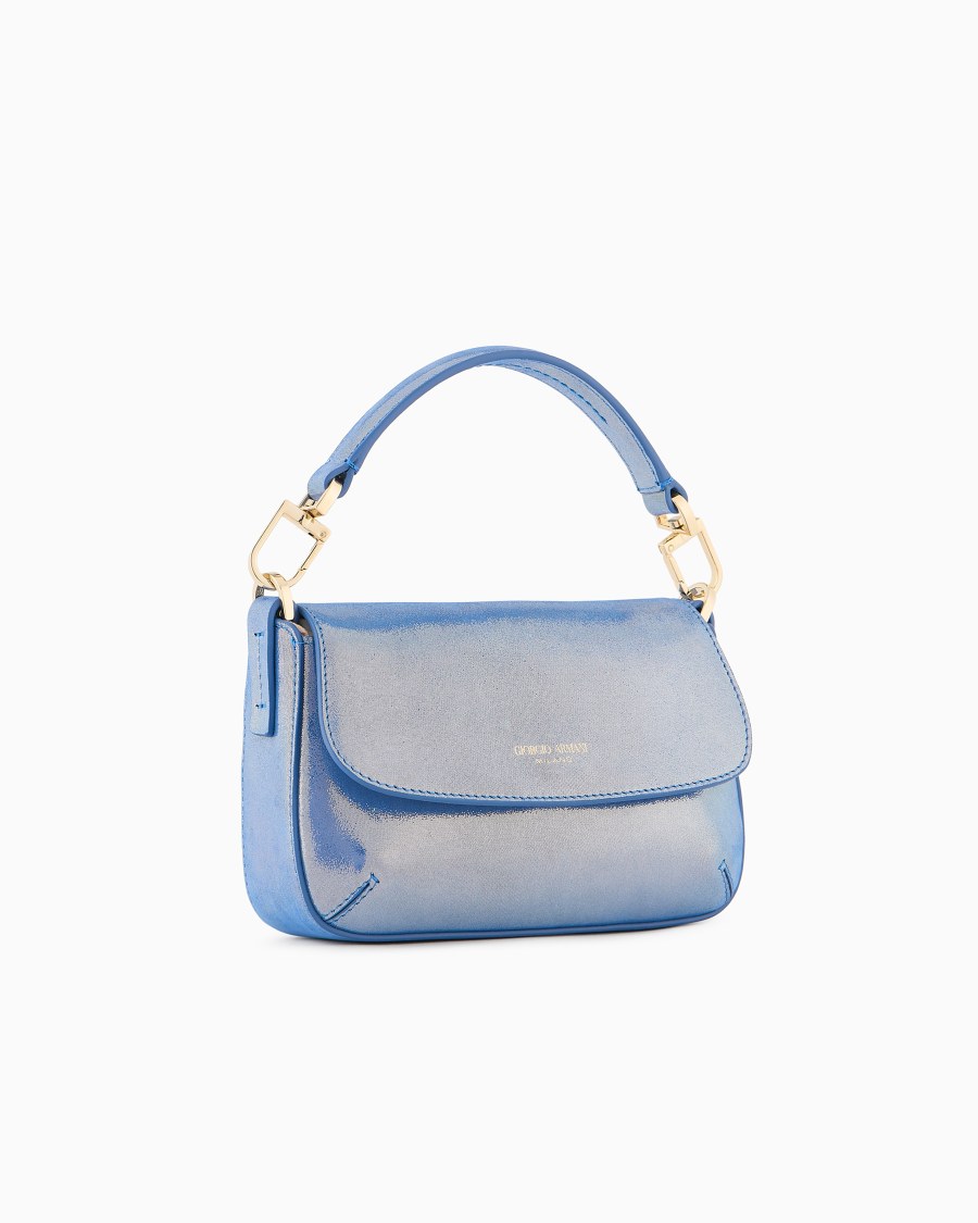 The World Of Armani MINI BORSA A MANO LA PRIMA IN NABUK BRILLANTE