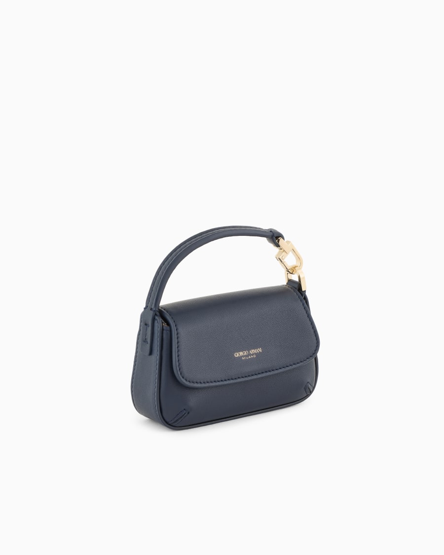 The World Of Armani MINI BORSA CHARM LA PRIMA SOFT IN NAPPA