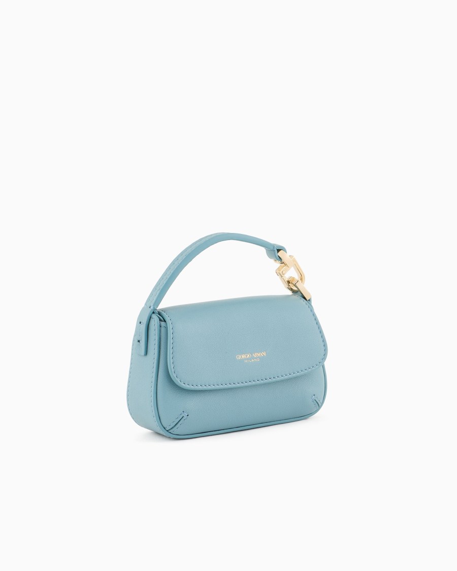 The World Of Armani MINI BORSA CHARM LA PRIMA SOFT IN NAPPA
