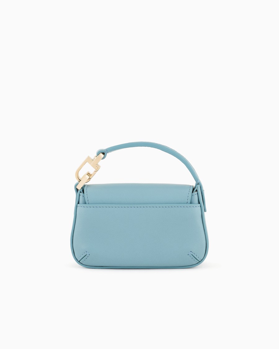The World Of Armani MINI BORSA CHARM LA PRIMA SOFT IN NAPPA
