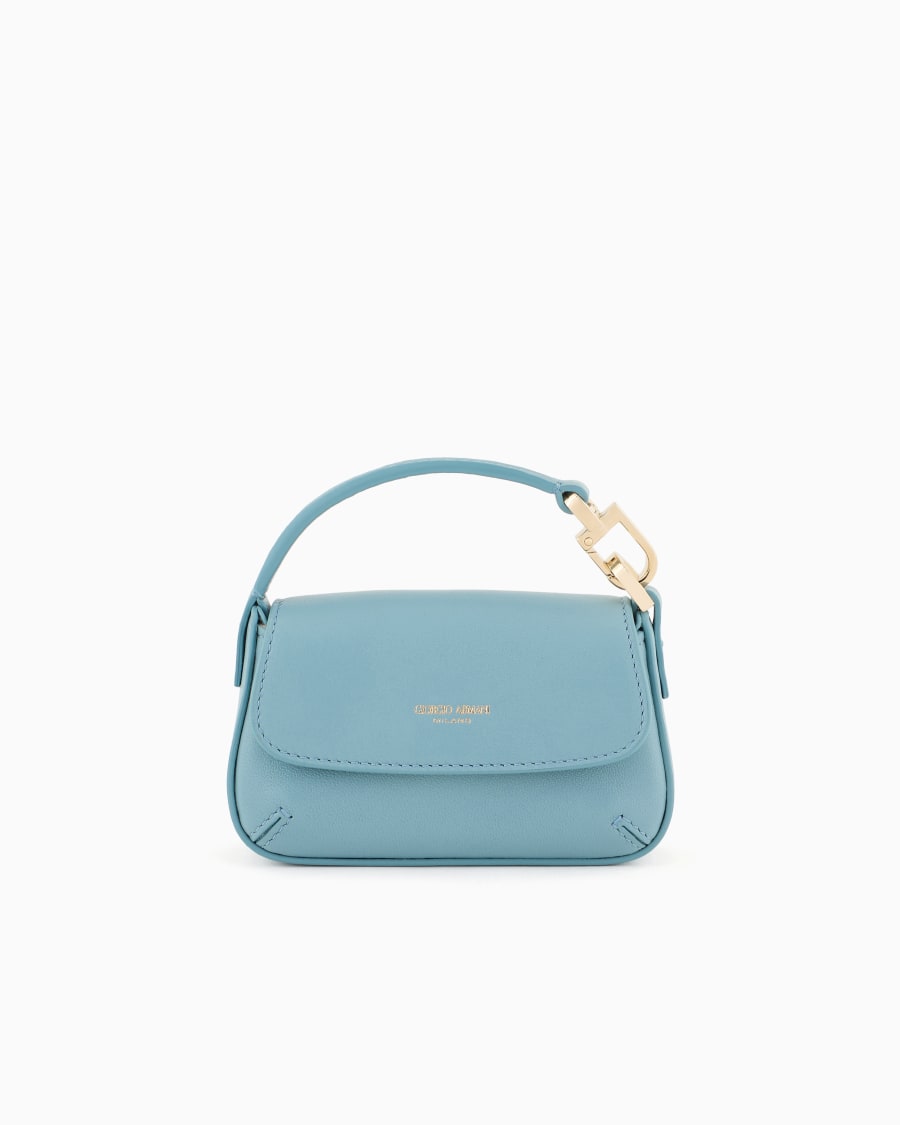 The world of armani MINI BORSA CHARM LA PRIMA SOFT IN NAPPA