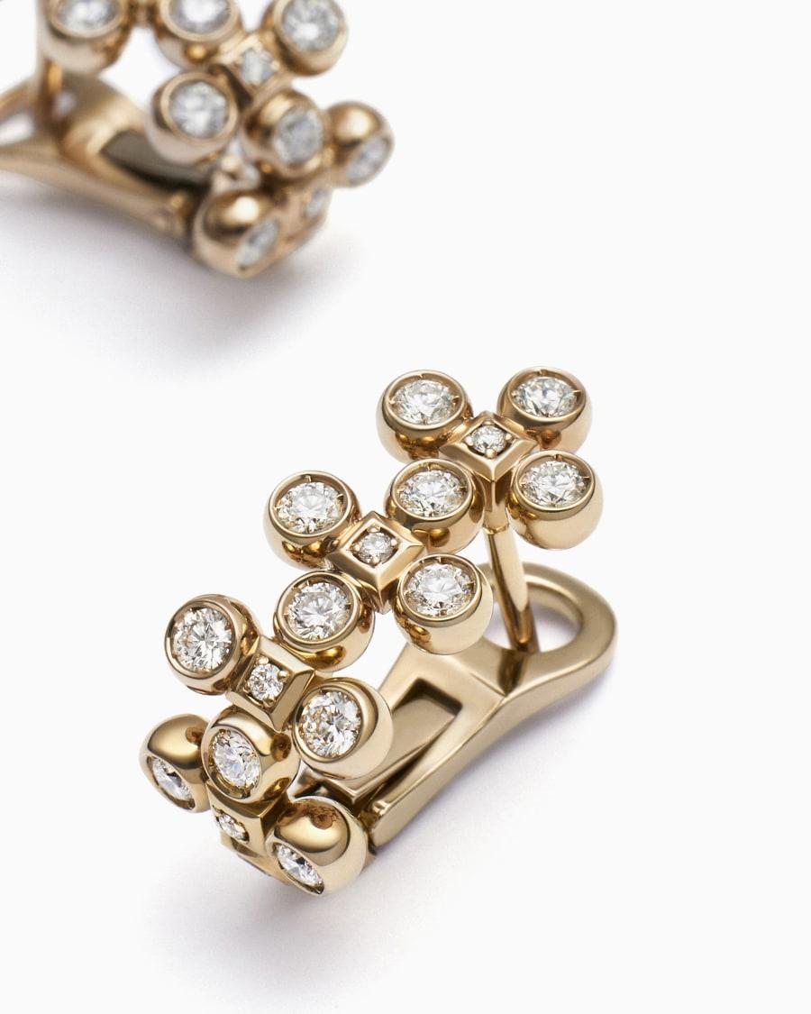 The World Of Armani ORECCHINI GIOIA IN ORO 18 KT E DIAMANTI