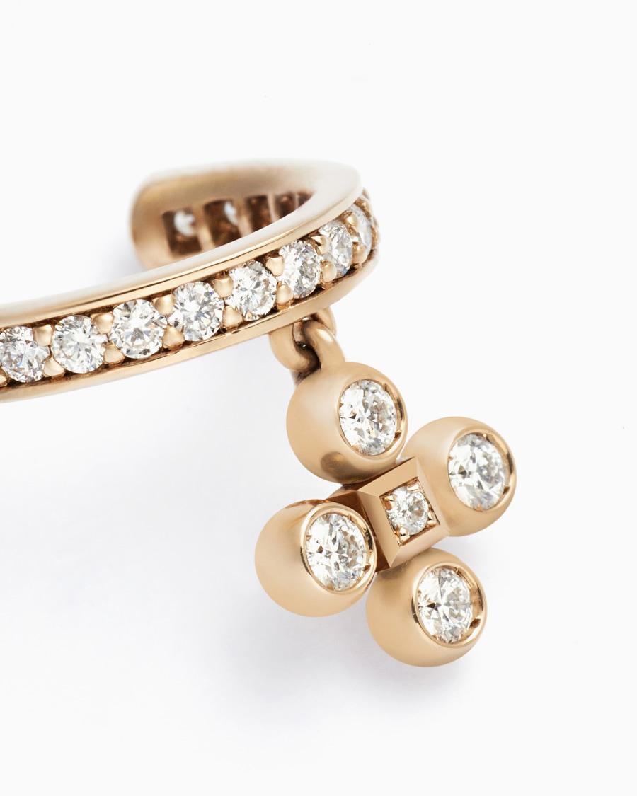 The World Of Armani ORECCHINO GIOIA IN ORO 18 KT E DIAMANTI