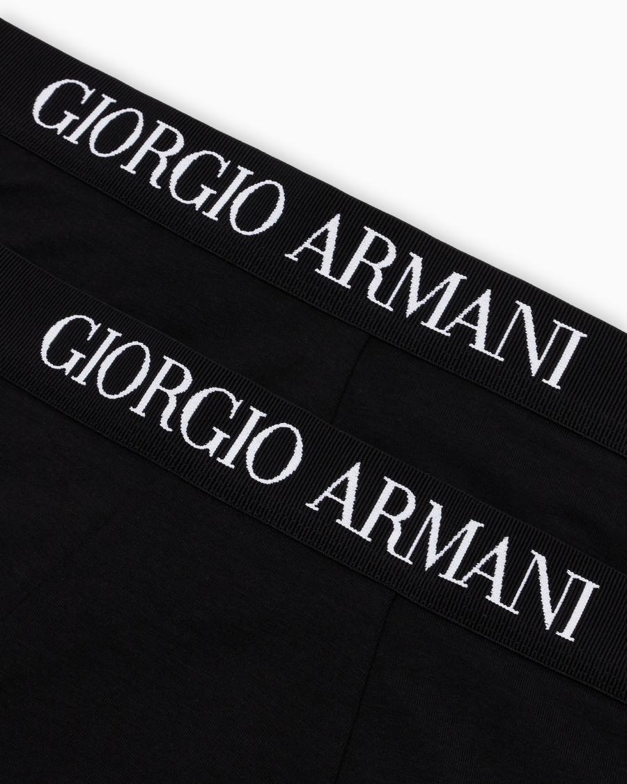 The World Of Armani PACK DUE BOXER IN COTONE ELASTICIZZATO