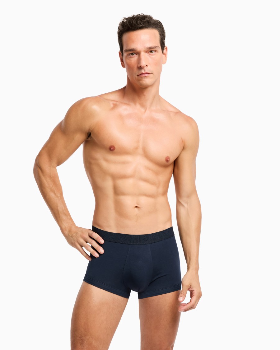 The World Of Armani PACK TRE BOXER IN JERSEY STRETCH