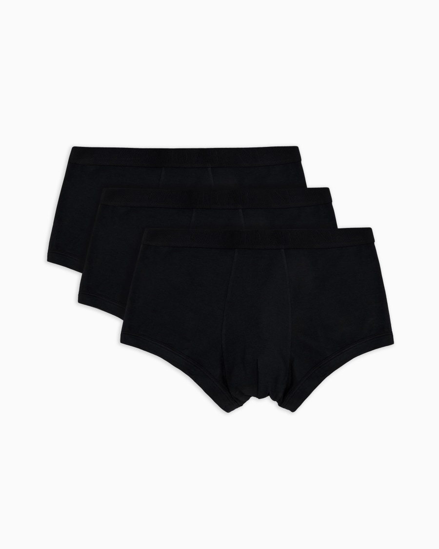 The world of armani PACK TRE BOXER IN JERSEY STRETCH